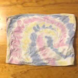 Hollister Tie Dye Tube Top